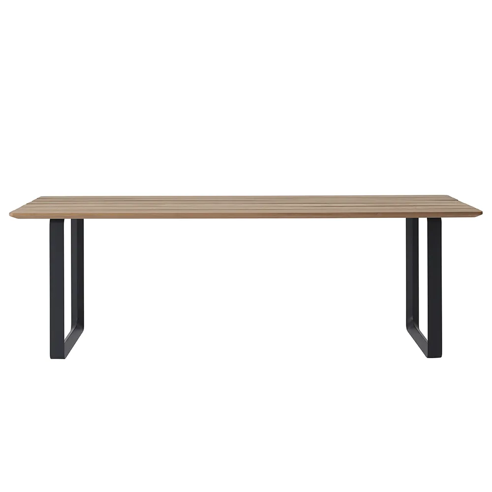 Muuto, 70/70 Matbord 225x90 cm Sapele Mahogany/Anthracite Black