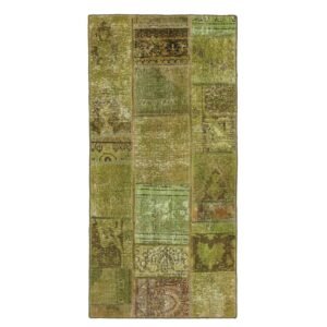 Vintage Patchwork orientalisk matta 75 x 154 cm