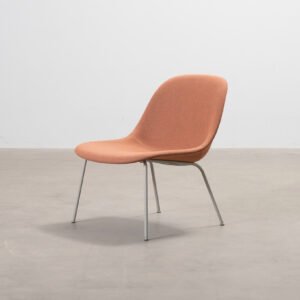 Muuto Fiber fåtölj orange