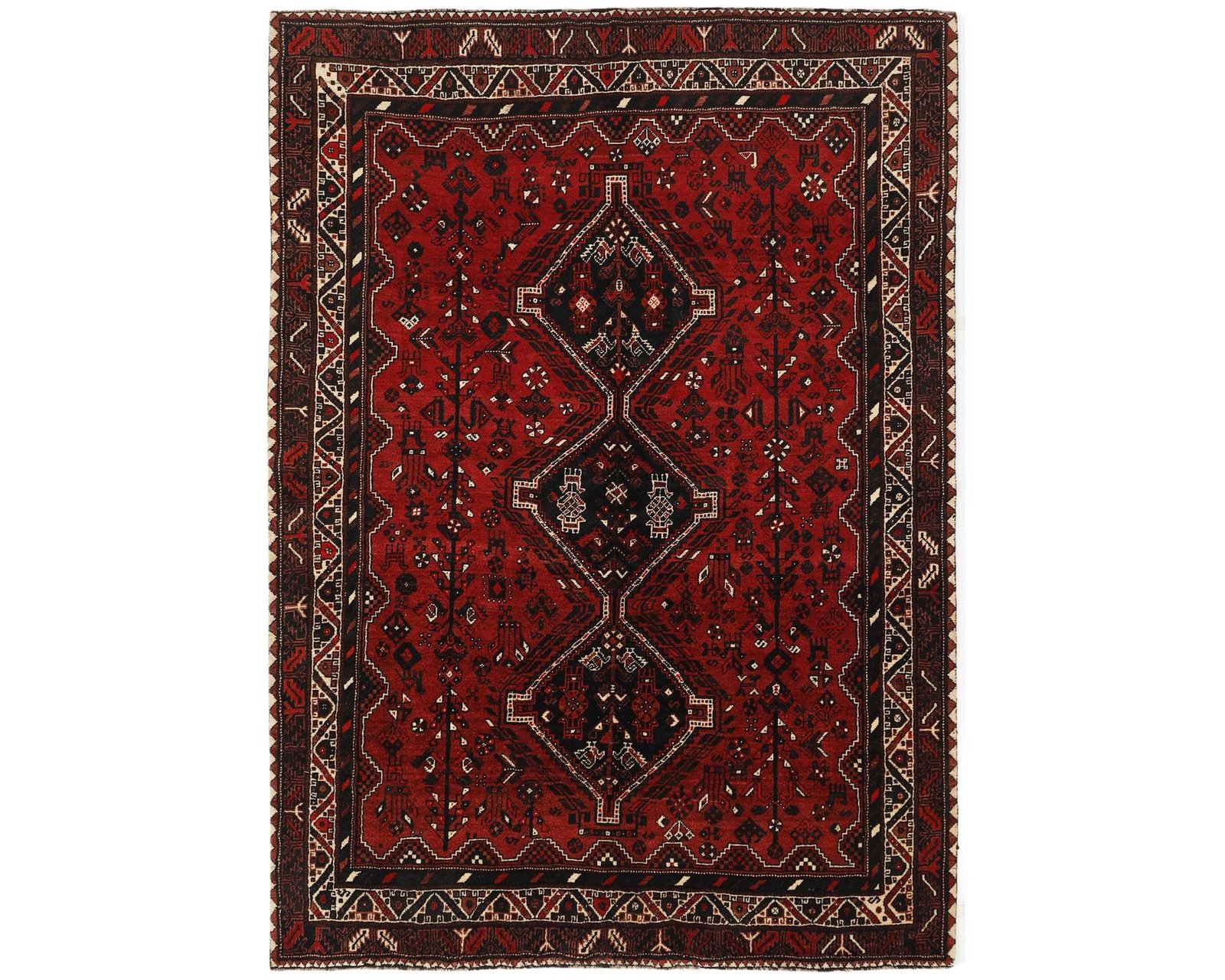 Shiraz orientalisk matta 213 x 295 cm