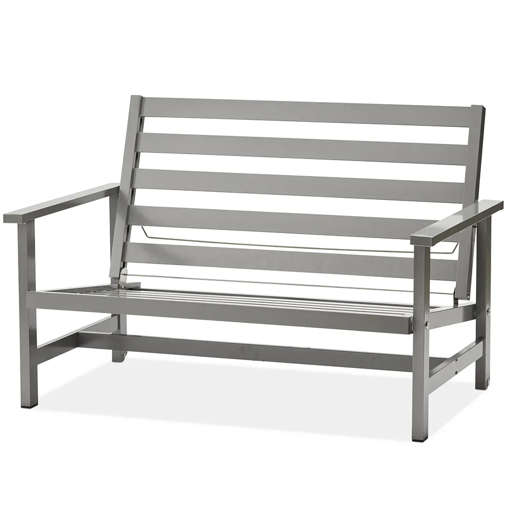 Fri Form, Soffa 2-Sits Grå Alu