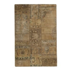 Vintage Patchwork orientalisk matta 105 x 155 cm