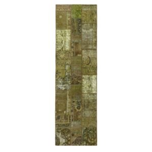 Vintage Patchwork orientalisk matta 75 x 258 cm