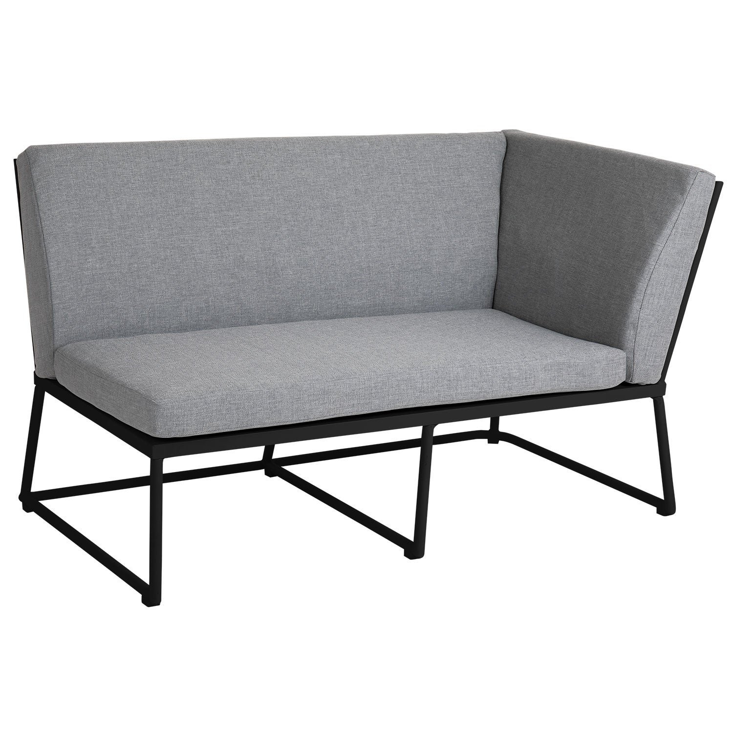 Brafab, Vence 2-sits avslutsdel vänster svart/grå