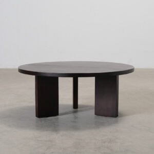 Decotique Eden soffbord ø 90 cm mörkbrun ek