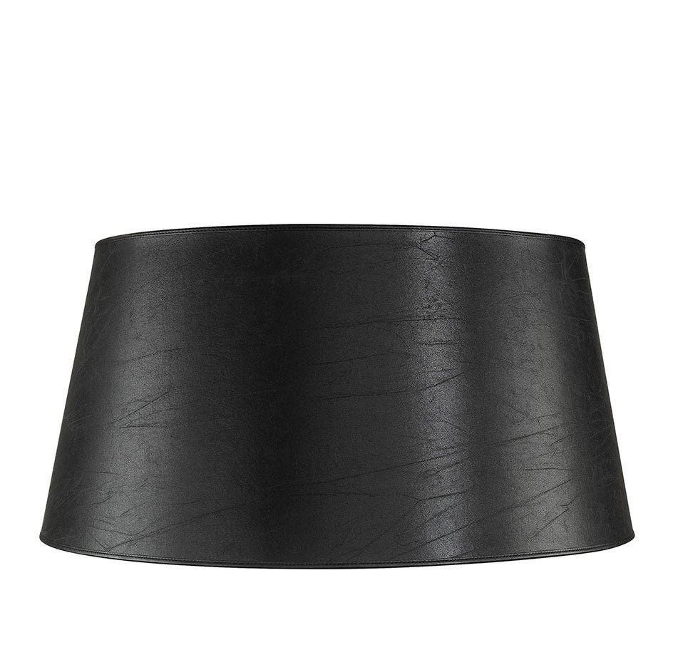 Artwood, Lampskärm Classic Xxl Low Leather Black
