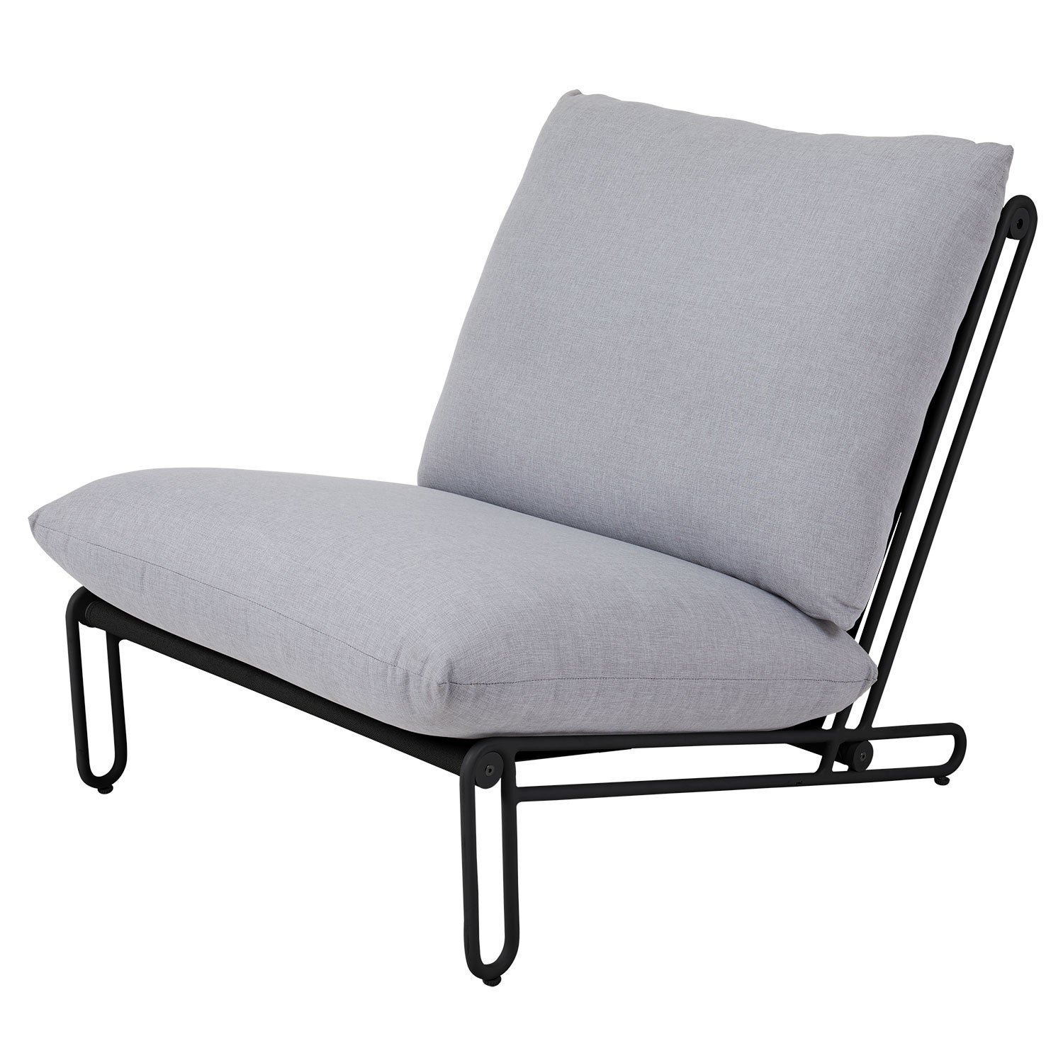 Brafab, Blixt fåtölj svart/sky grey