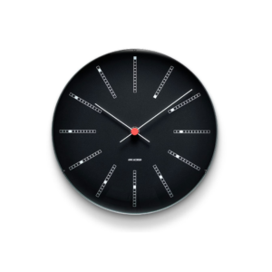 Arne Jacobsen Bankers väggklocka ø 29 cm svart