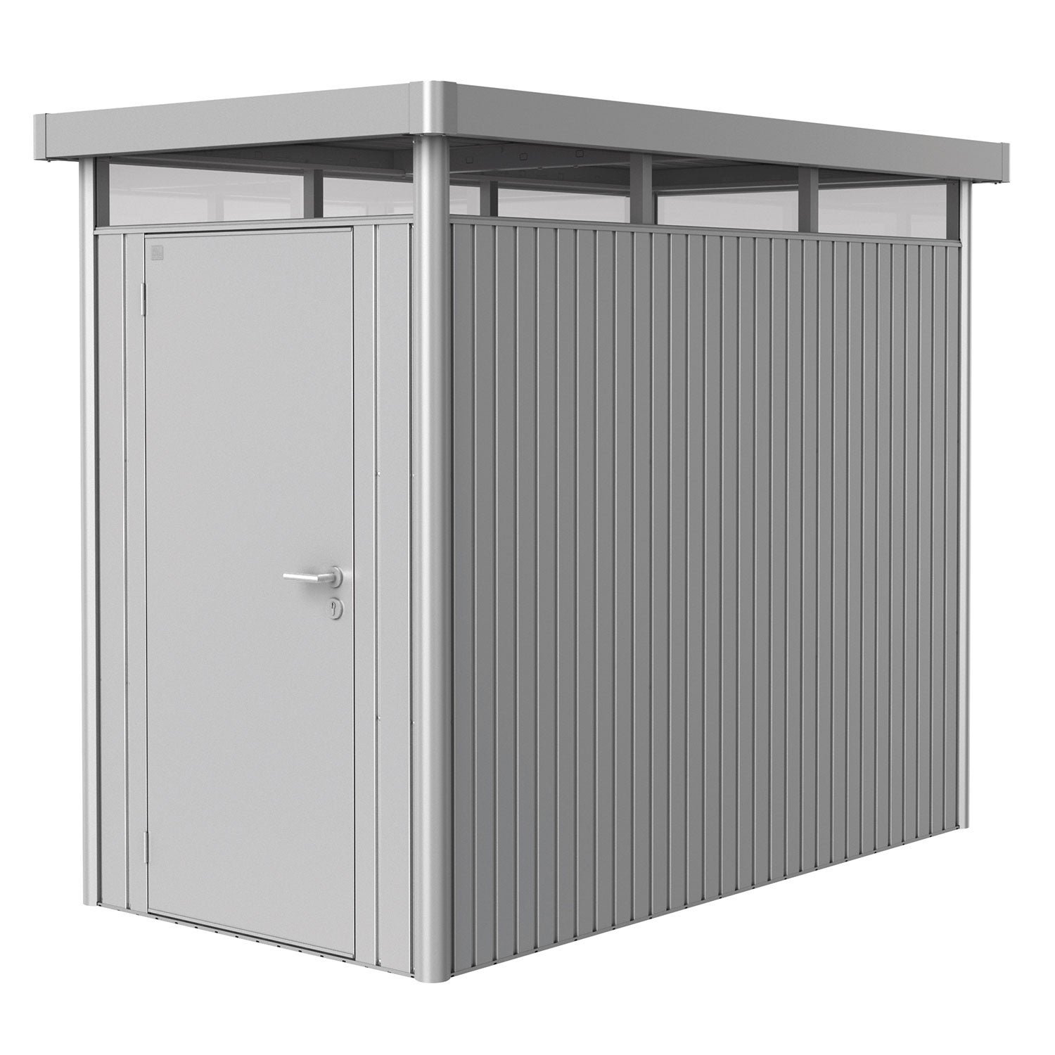 Biohort, Highline trädgårdsskjul storlek hs metallic silver