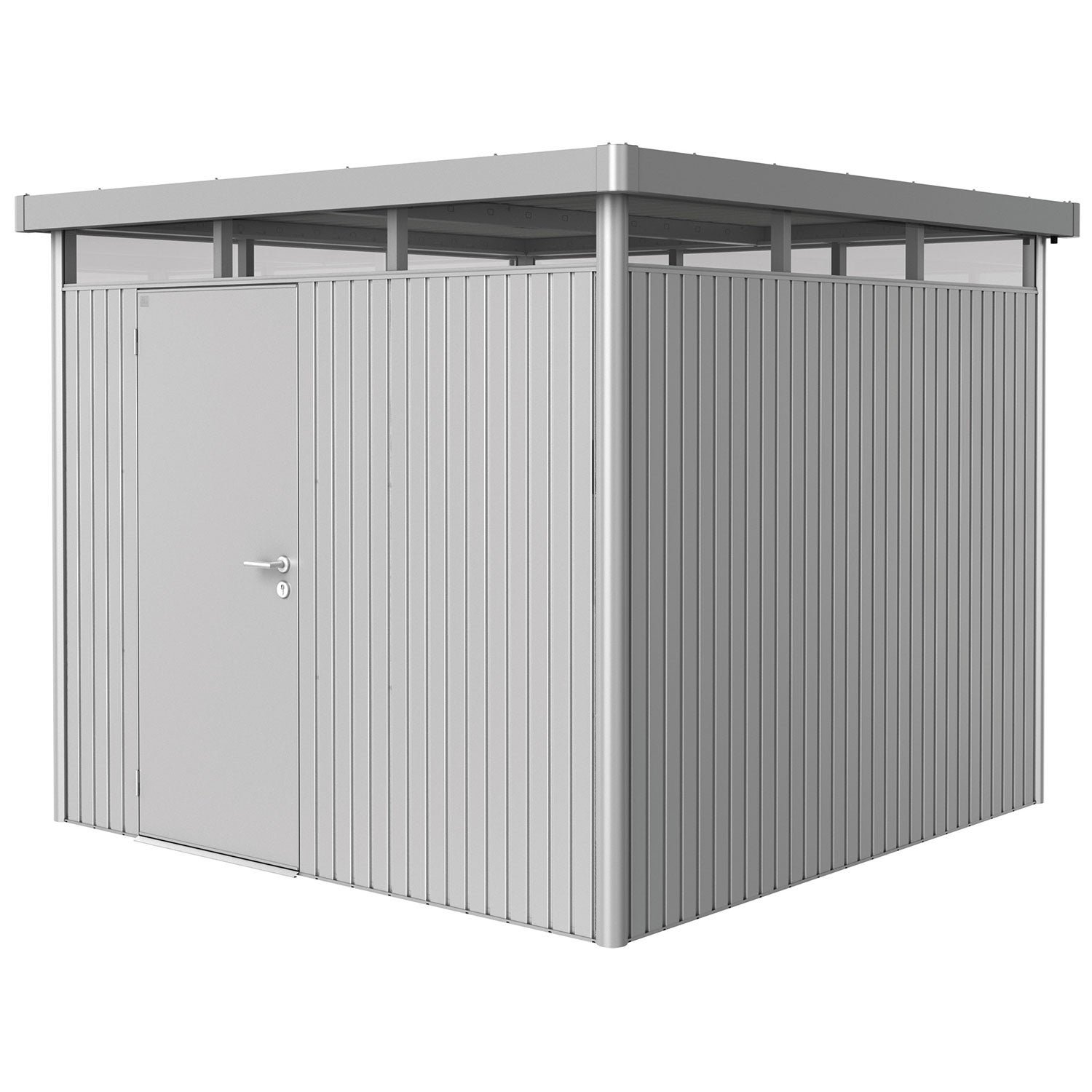 Biohort, Highline trädgårdsskjul storlek h4 metallic silver