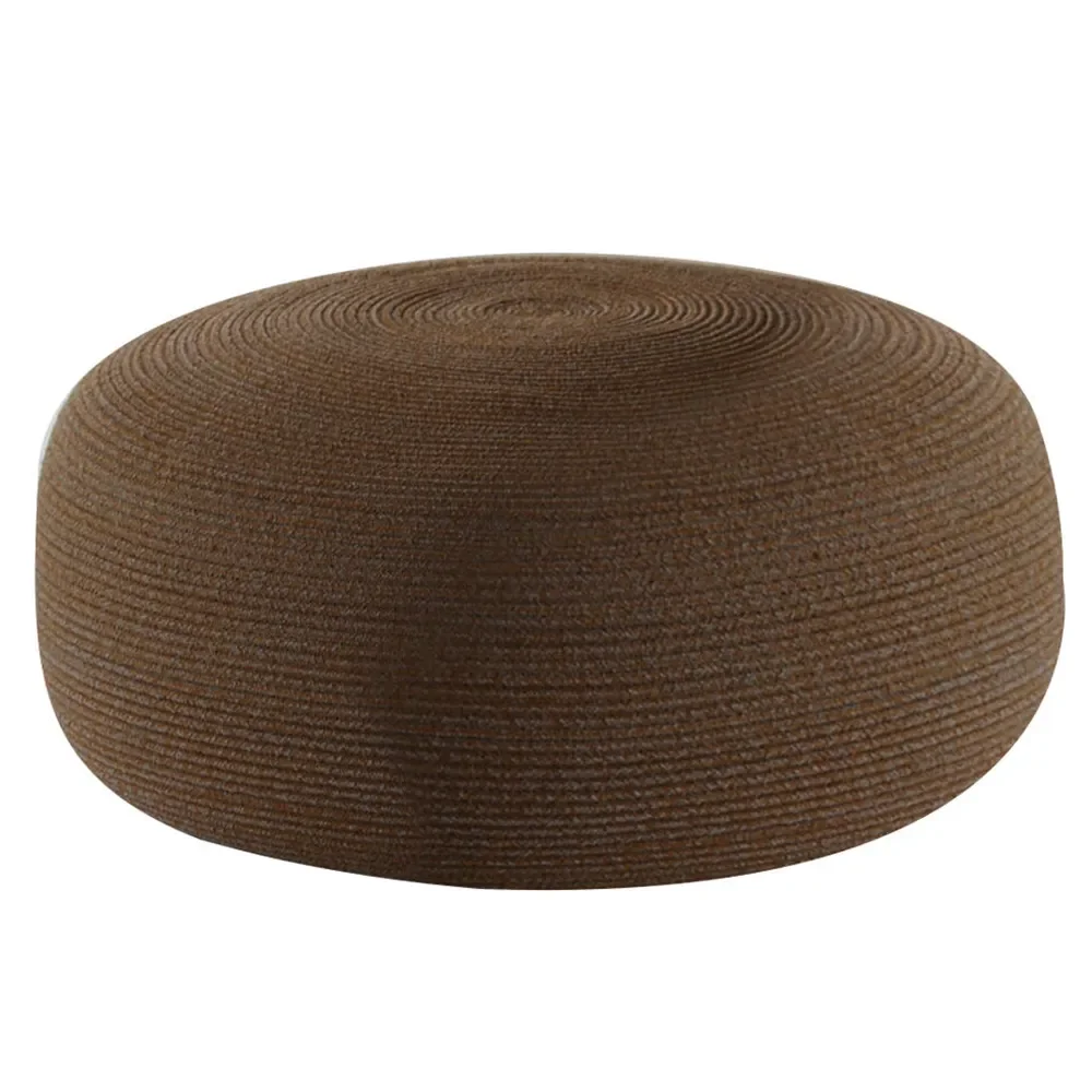 Cane-line, Circle fotpall extra stor Umber brown Soft Rope