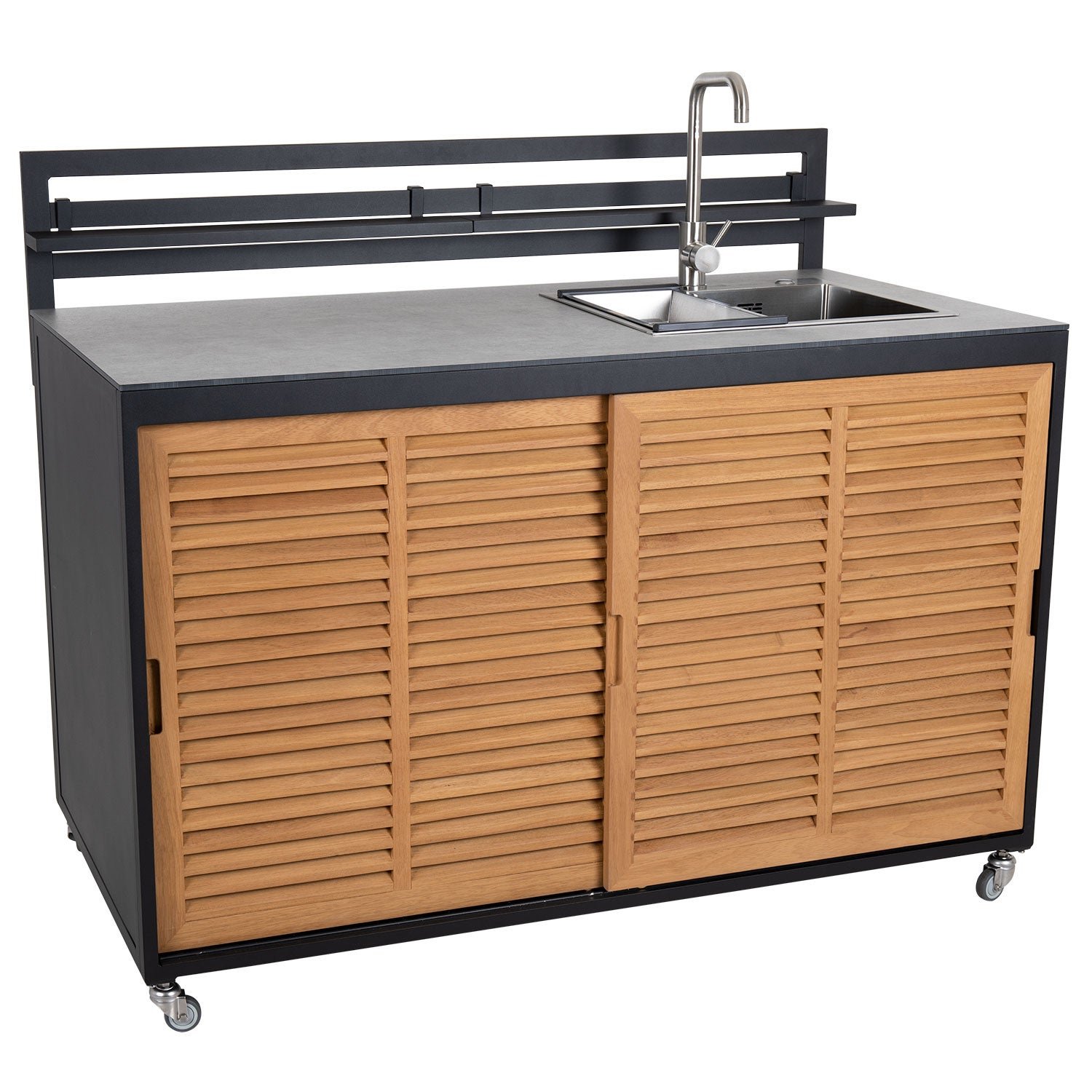 Brafab, Fornax köksdel vask/kran svart/grå