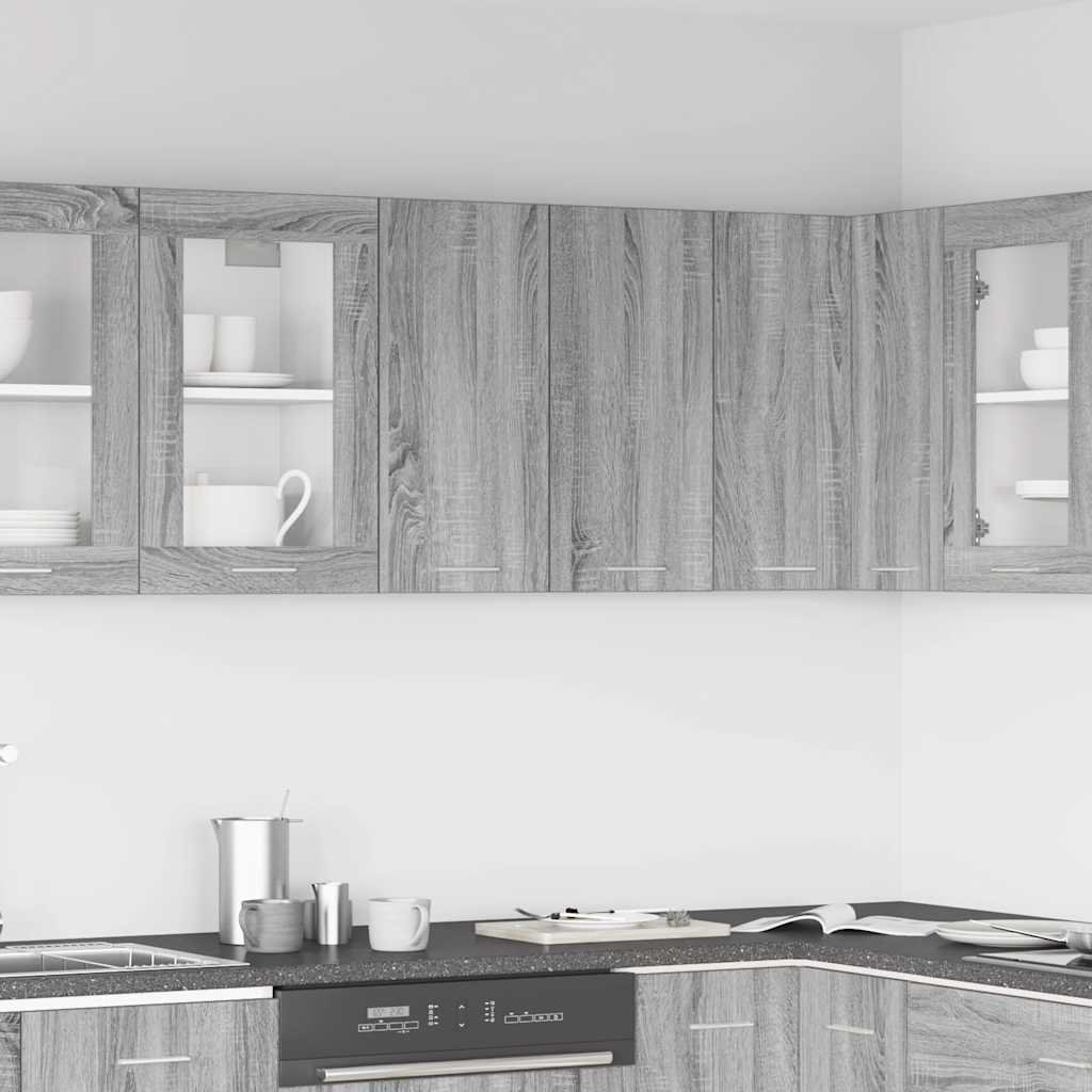 vidaXL Väggskåp “Lyon” grå sonoma 60x31x60 cm konstruerat trä