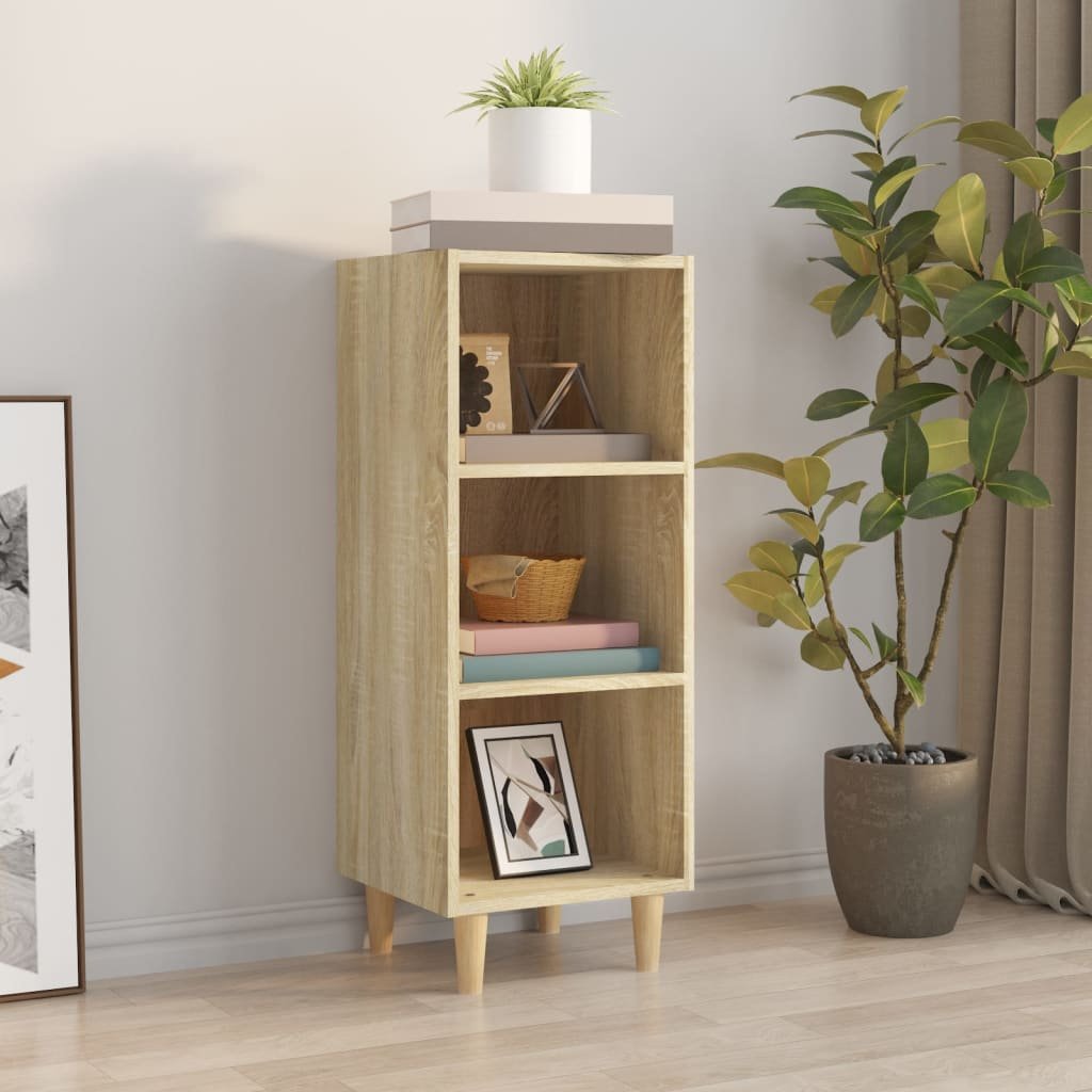 vidaXL Skåp sonoma-ek 34,5x32,5x90 cm konstruerat trä