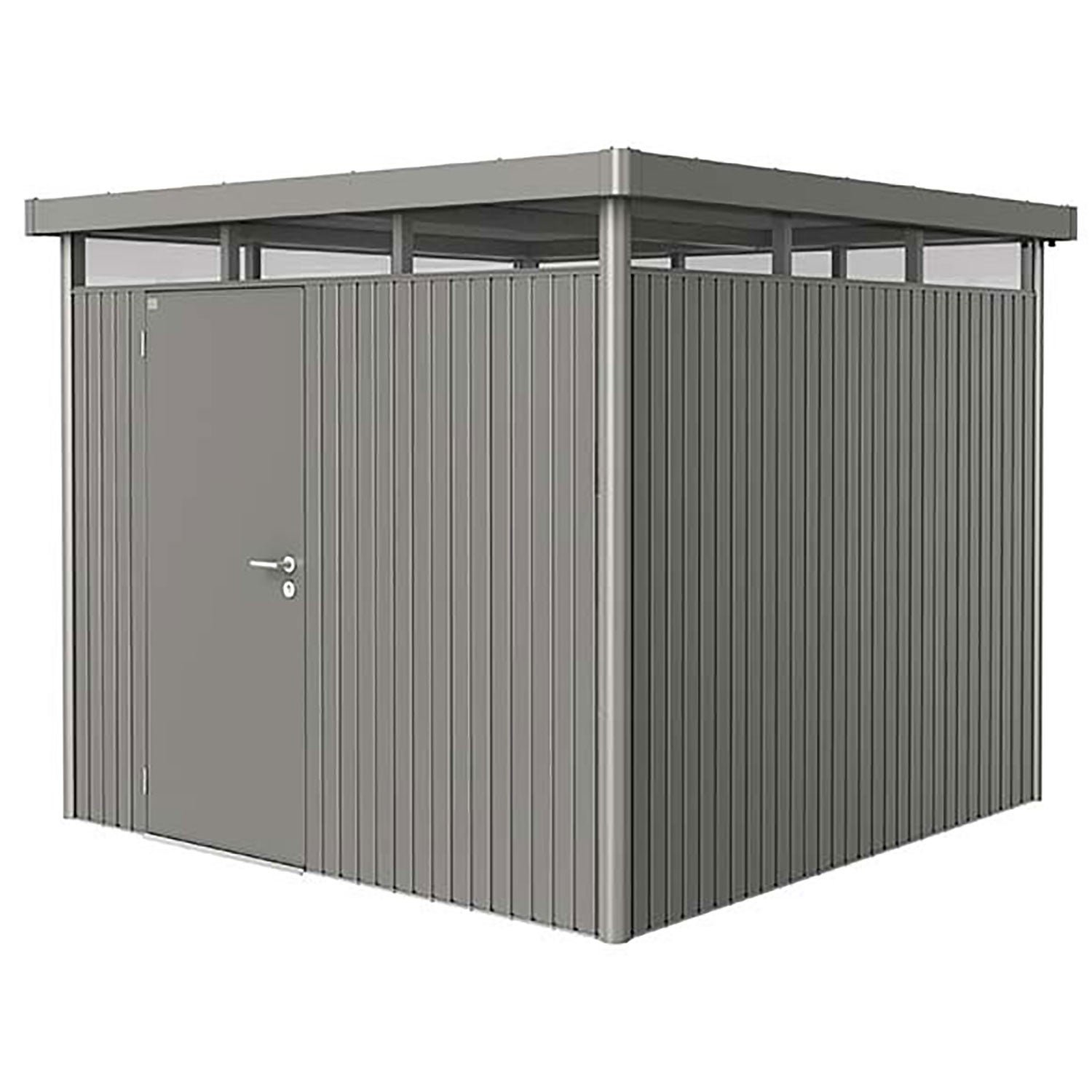 Biohort, Highline trädgårdsskjul storlek h4 metallic kvarts-grå