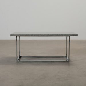 Soffbord 60 x 110 cm grå granit