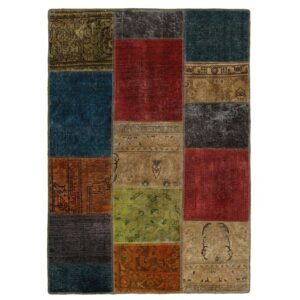 Vintage Patchwork orientalisk matta 115 x 157 cm