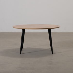 Sofacompany Hubert soffbord ø 90 cm valnöt / svart