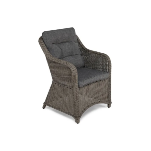 Marcus fåtölj för utomhusbruk grå, set om 2