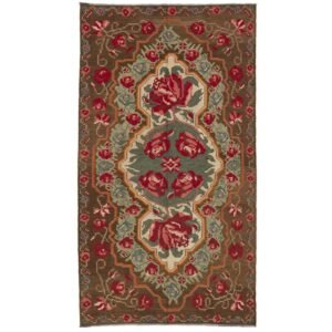 Rose Kelim orientalisk matta 183 x 326 cm