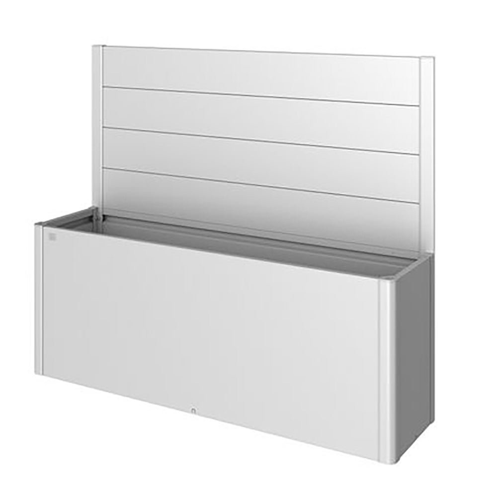 Biohort, Skärm för odlingsbädd 4x1 m metall silver