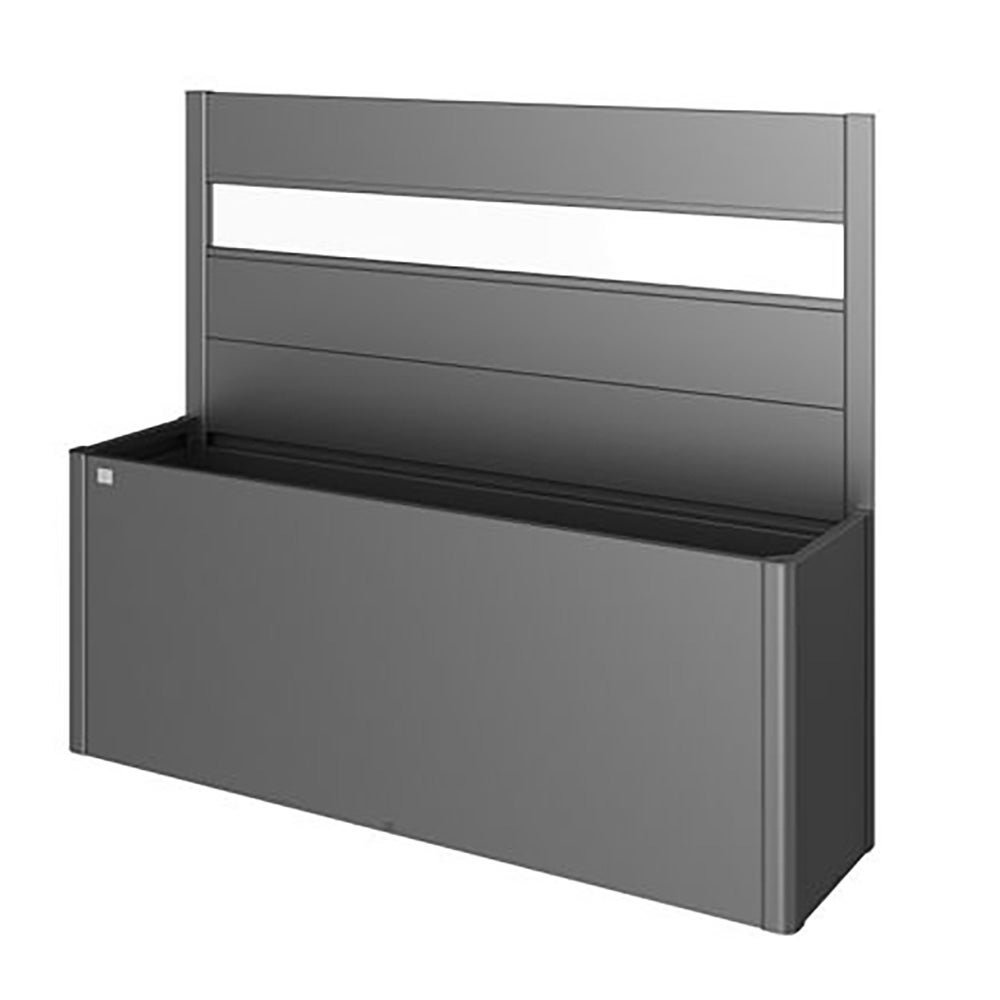 Biohort, Skärm till planteringsbädd 4x1 med  acryl metallic