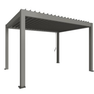 Biohort, Pergola size 4 x 3 metallic quartz grey