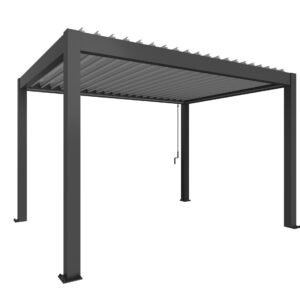 Biohort, Pergola storlek 4 x 3 metallic dark grey/silver