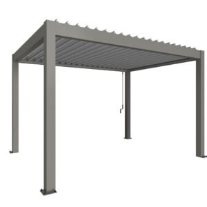 Biohort, Pergola size 4 x 3 metallic quartz grey/silver