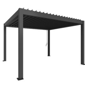 Biohort, Pergola storlek 4 x 3.5 metallic dark grey