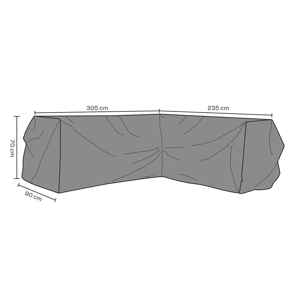 Brafab, Möbelskydd hörnsoffa 235/305x70 cm Premium