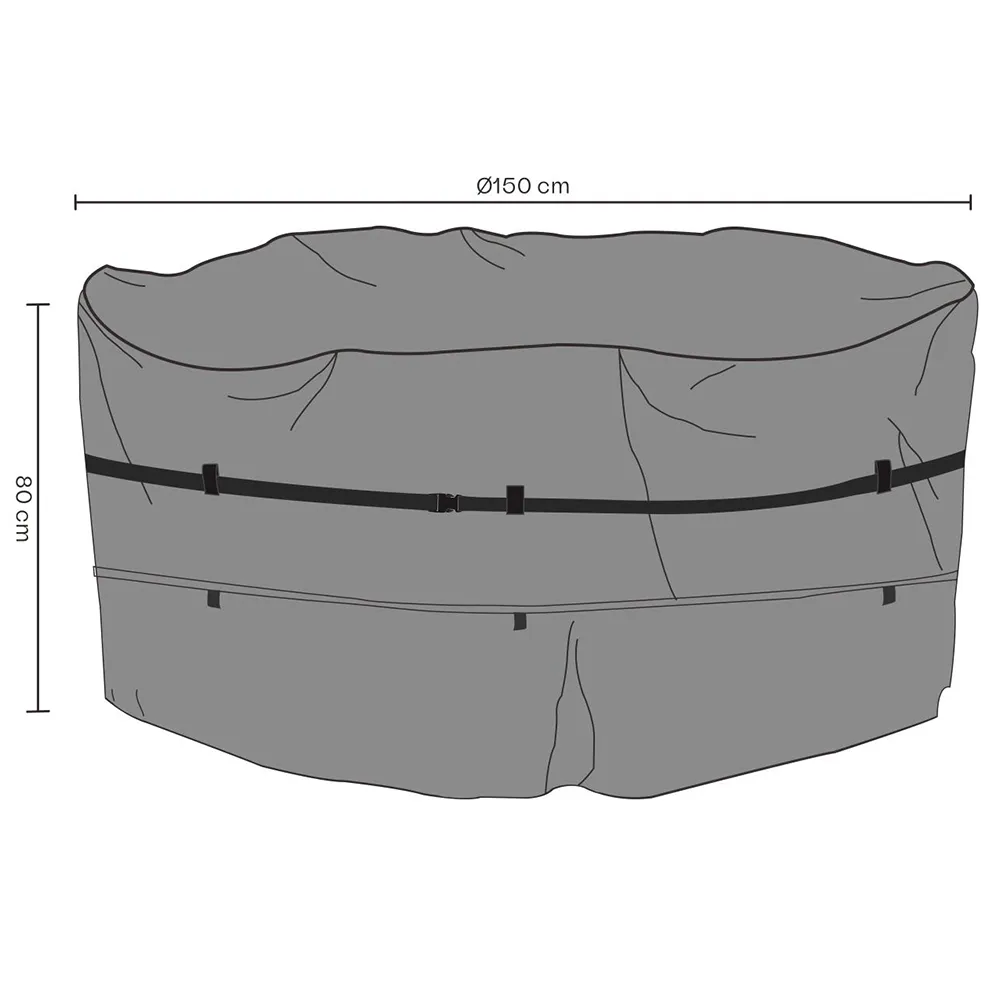 Brafab, Möbelskydd Matgrupp Runt 150x80 Premium
