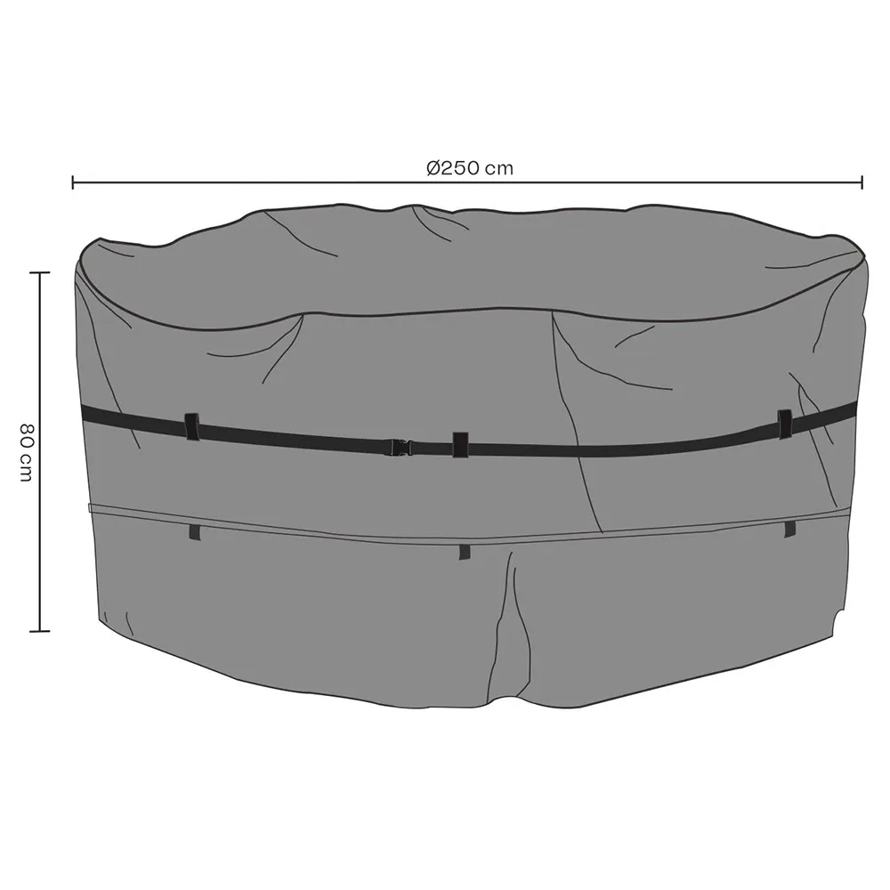 Brafab, Möbelskydd Matgrupp Runt 250x80 cm Premium