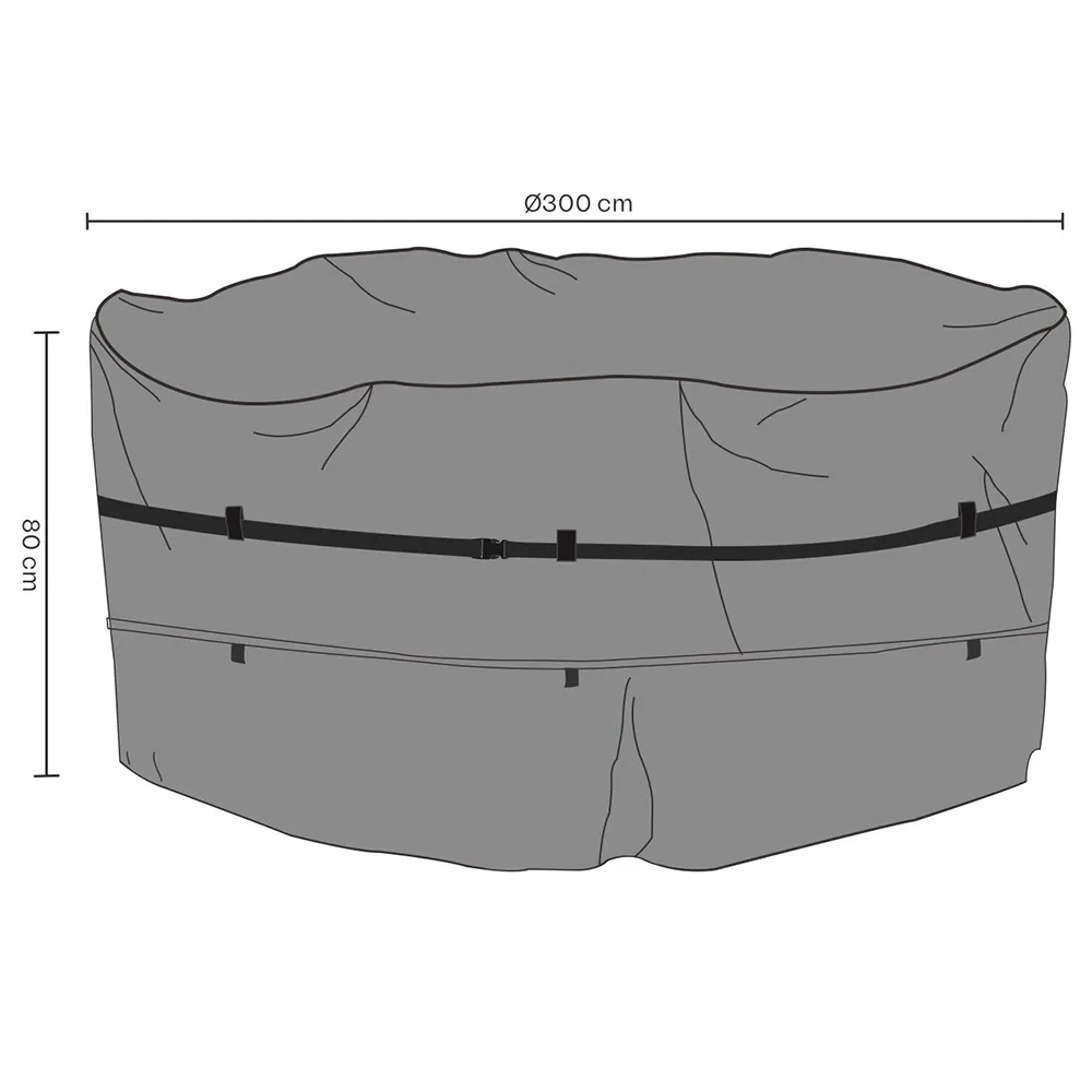 Brafab, Möbelskydd Matgrupp Runt 300x80 cm Premium