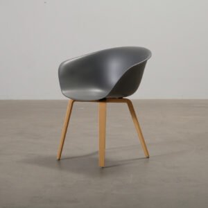 Arper Duna 02 stol grå