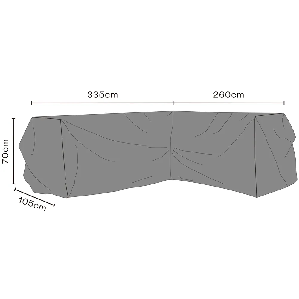 Brafab, Möbelskydd Hörnsoffa 260/335x70 cm Premium