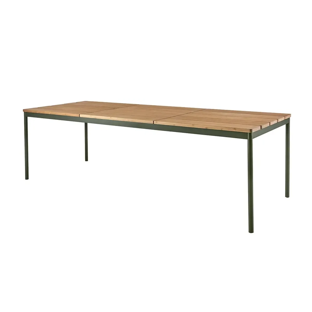 Brafab, Nox Matbord 90x238 cm Bambu/Nordic Green