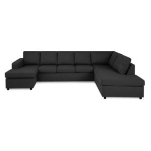 Crazy XL U-soffa med divan mörkgrå