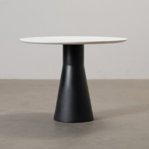 Andreu World Reverse bord ø 100 cm svartvit