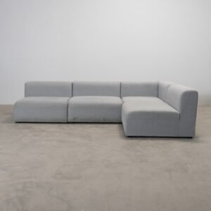 Hay Mags 4-sits hörnsoffa grå