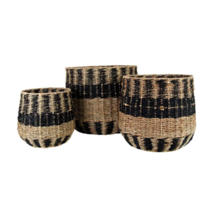 Deco Nord korgar, set om 3