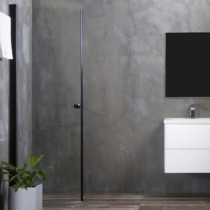 Bathlife Mångsidig duschdörr 45° svart