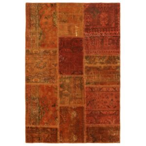 Vintage Patchwork orientalisk matta 104 x 157 cm