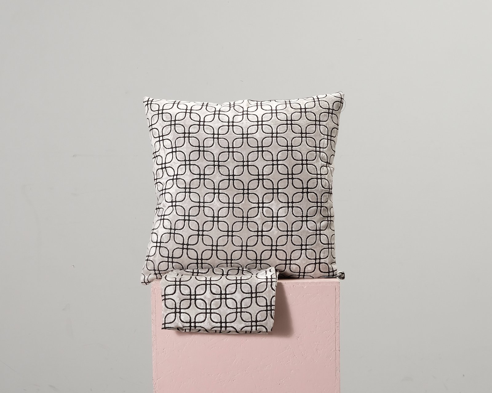 Mio Sixty kuddfodral 60 x 60 cm beige, set om 2