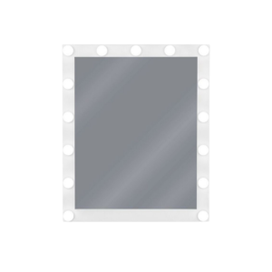 Saven spegel med LED 50 x 60 cm