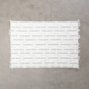 Finarte Indian Summer matta grå 140 x 200 cm