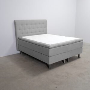 Wendre Roma kontinentalsäng 160 x 200 cm grå