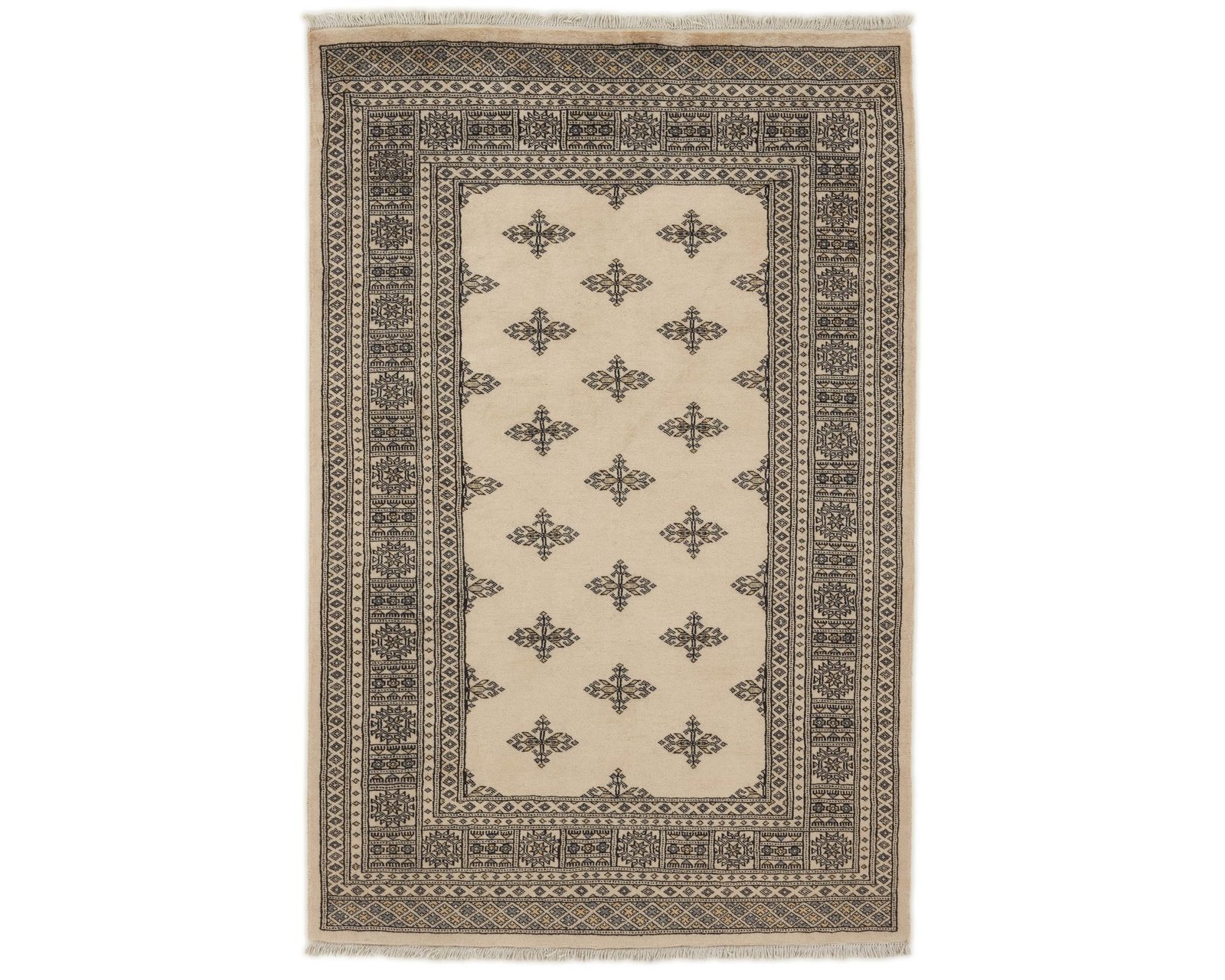 Pakistan handknotted orientalisk matta 140 x 210 cm