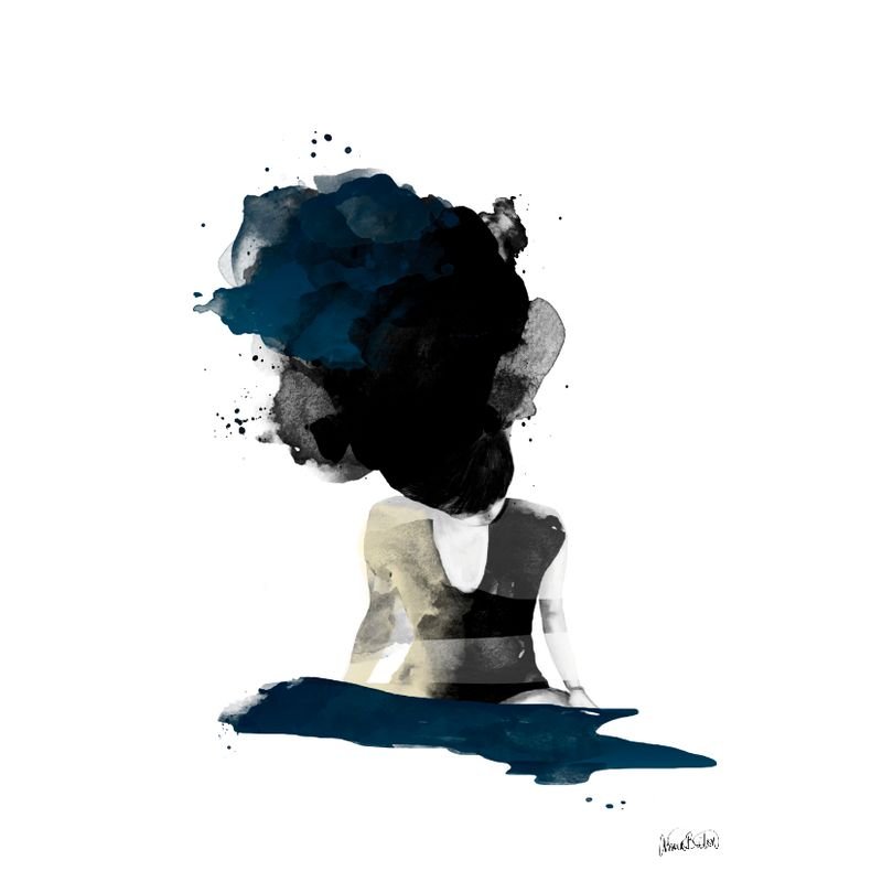 Anna Bülow, Anna Bülow poster On her mind 70x100cm sign/numrerat