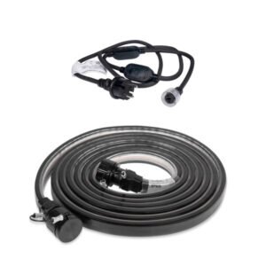 LED-list / Arbetsbelysning AGGE COB Dark Edition 230V - 1500 lm/m, 3 m, LED-list + nätsladd